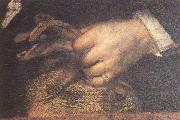 Rembrandt, Details of The Sampling Officials of the Amsterdam Drapers' Guild (mk33)